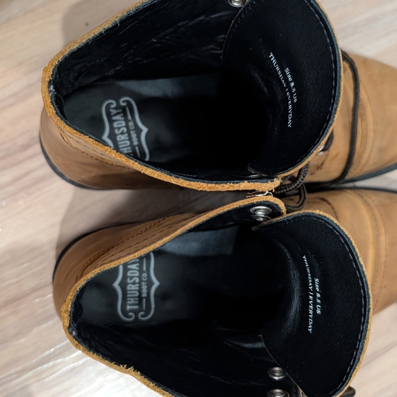 Thursday Boot Company Tan Leather Boots - Picture 6 of 7
